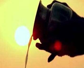 Surya puja on Makar Sakranti.